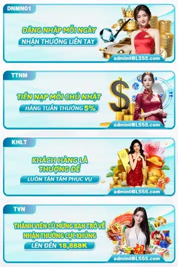 Khuyến mãi BL555 7 Nếu ý quan trọng thi tham gia Khuyến mãi BL555